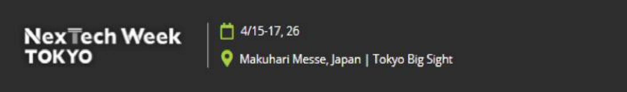 NexTech Week Tokyo 2026